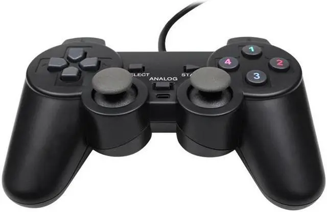 Alt view image 4 of 5 - Usb Controller Gamepad For Winxp / Win7 / Win8 / Win10 For Pc Computer Laptop Black Game Joystick and forplaystation 4