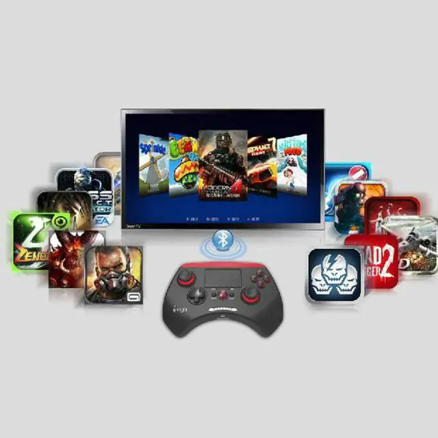 Alt view image 4 of 5 - Gamepad Control  9028 PG-9028 Wireless Bluetooth Game Gamecube Controller Gamepad Joystick vendedor For iPhone&iPad Android