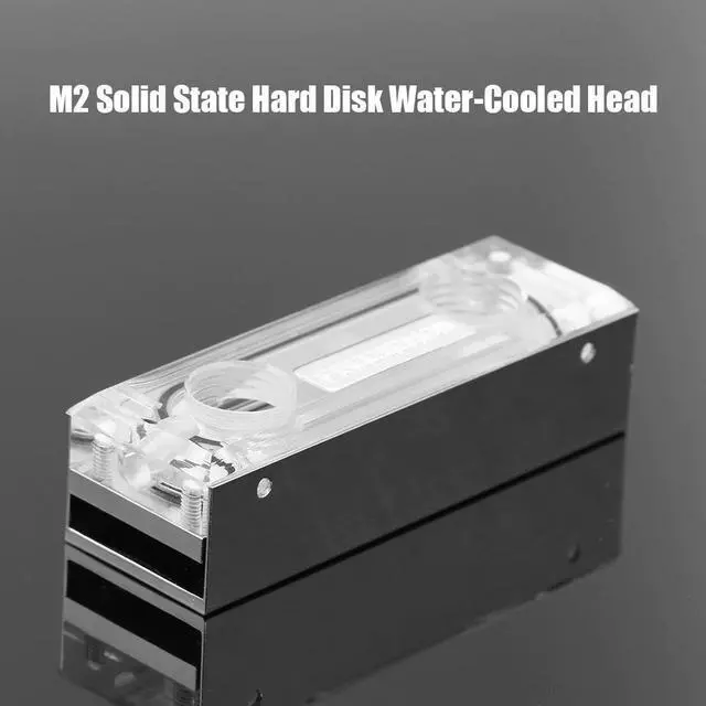 Alt view image 2 of 5 - 2280 M2 SSD Water Block PC Solid State Drive Cooler Accessories ater Cooler Hard Drive M2 Solid State Hard Disk Cooling Water