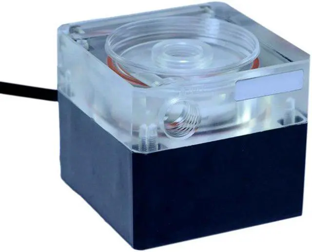 Alt view image 5 of 5 - 1 Pcs PU-FS6-J Computer Water Cooling Mute Pump & 1 Pcs 3 Way G1/4 Threaded 6 Impeller Water Flow Sensor