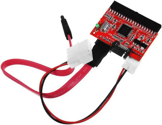 Alt view image 2 of 5 - 2 in 1 IDE to SATA / SATA to IDE Adapter Converter 3.5" 40pin for DVD CD HDD Bidirectional Transfer for PC SATA Data Cable