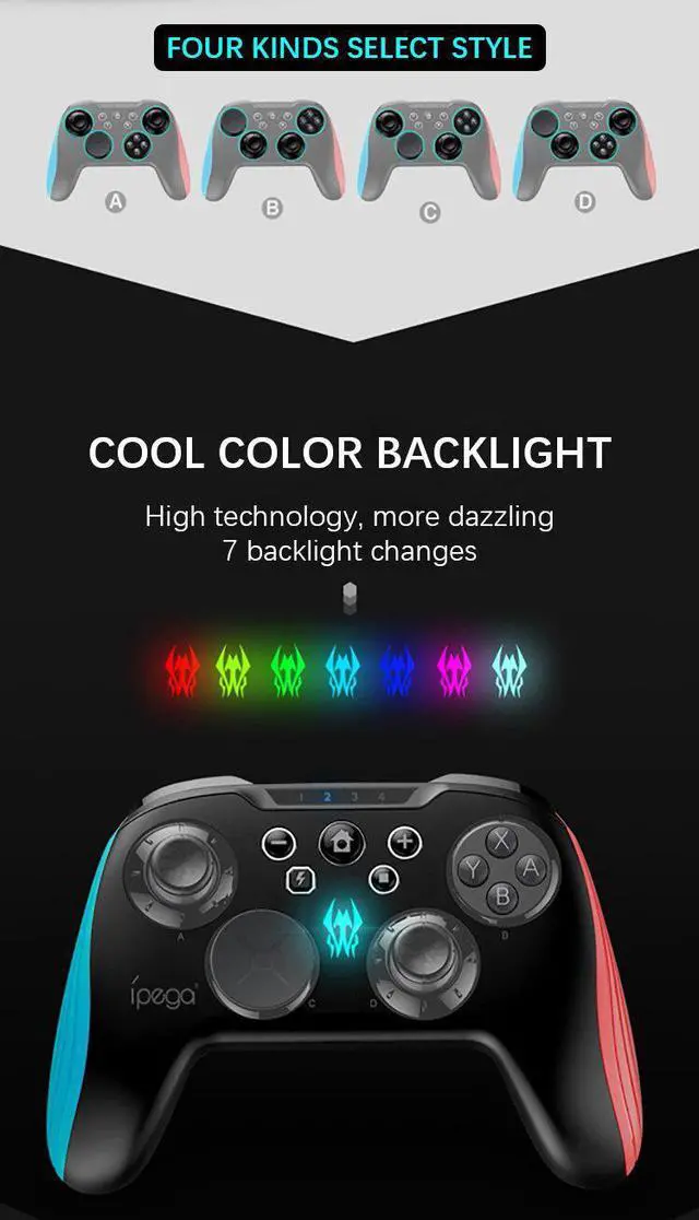 Alt view image 4 of 5 - PG-9139 Controller Wireless Bluetooth Gamepad Joystick Gaming Joypad For Switch PC Game-Controller