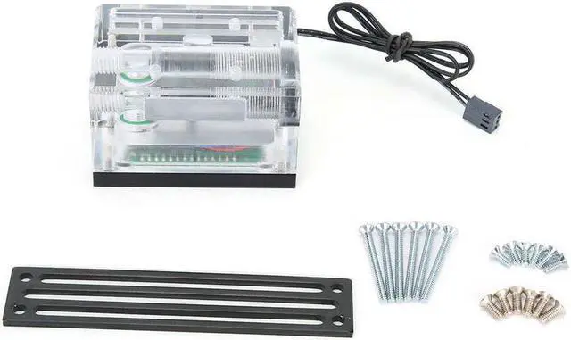 Alt view image 2 of 5 - Water Cooling LCD Flow Meter Temperature Detection G1/4 Thread for PC Computer Water Cooling System