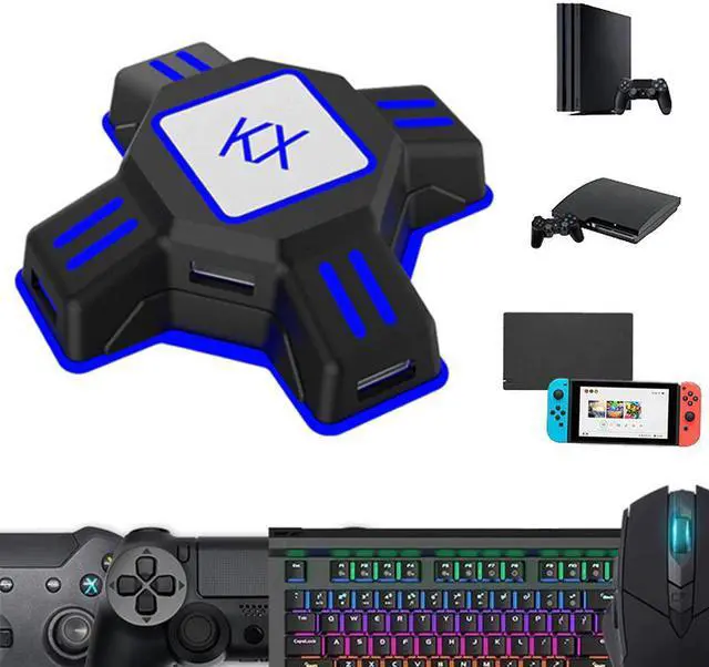 Main image of Gamepad Controller Gaming Keyboard Mouse Converter Portable Video Game Keyboard Mouse Adapter For Switch/Xbox/PS4/PS3