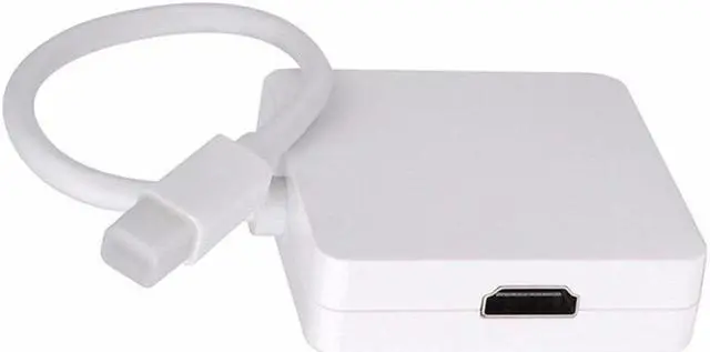 Alt view image 2 of 4 - 3 In 1 Practical Converting 18cm Accessories Connecting Dual-mode DP To DVI VGA  Adapter Cable Mini Display Port For MacBook