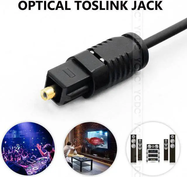 Alt view image 5 of 5 - Durable Digital Optical Audio Cable Toslink Gold Plated 1m 1.5m 2m 3 m 5m 10m SPDIF MD DVD Gold Plated Cable