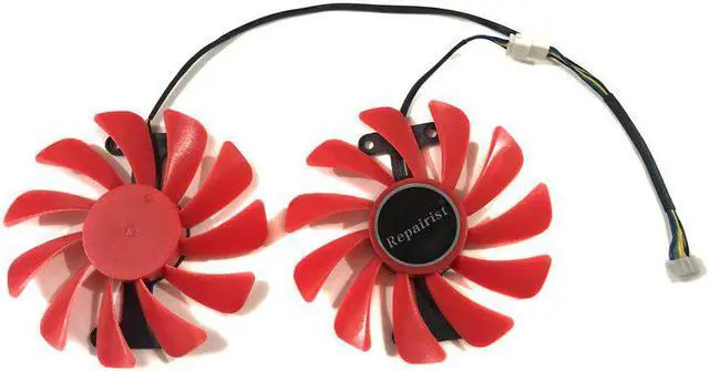 Alt view image 3 of 5 - 2pcs/set Video Cards GTX1080 GPU Alternative Cooler Fan For gainward GTX 1080 gtx1080Ti Graphics Card Cooling