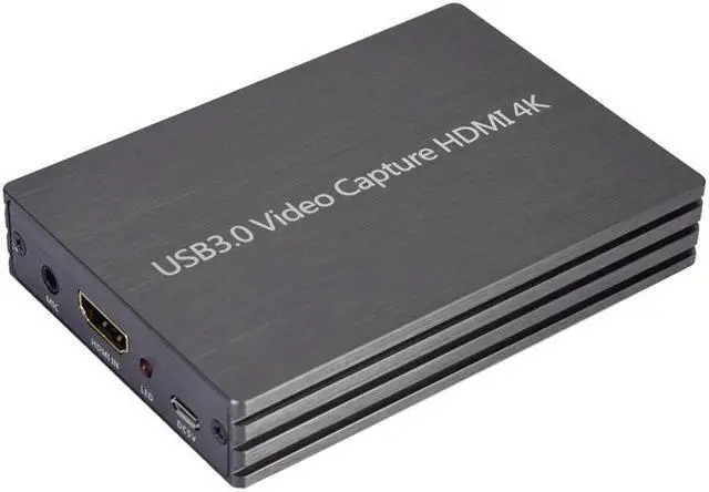Alt view image 2 of 5 - 4K  To USB 3.0 Video Capture Card Dongle 1080P 60fps Video Recorder Grabber for OBS Live Stream Broadcast Game Capture Card