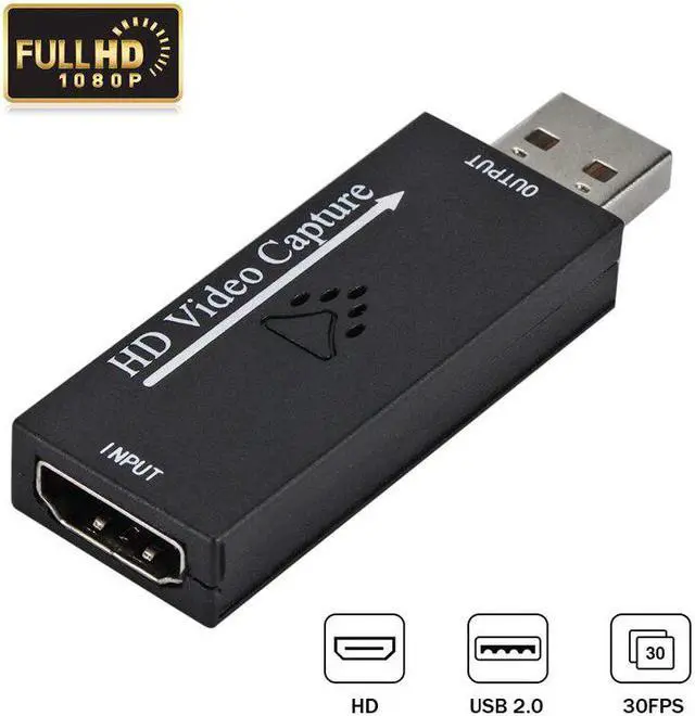 Main image of Vide Capture Cards HD t USB 2.0 1080P 30Fps Recrd Directly t Cmputer fr Live Bradcasting Gaming Teaching