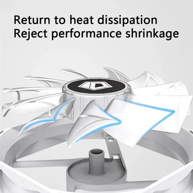 Alt view image 5 of 5 - XF-12025 120mm Cooler Fan DC 12V 4Pin Cooling Radiator for Chassis PC Case CPU Water Cooling