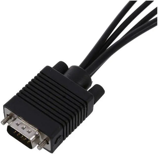 Alt view image 3 of 5 - adapter to TV S-Video RCA output video cable for PC