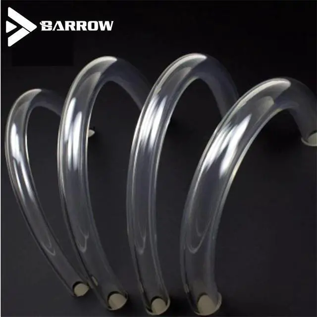 Alt view image 2 of 5 - 9.5mm * 12.7mm 3/8'' inch Thin HOSE PVC Water Cooling Pipe  Cooling Soft Tubing Blue White Black Red Green Transparent