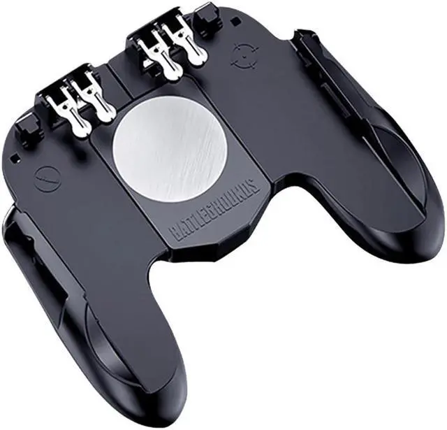 Alt view image 2 of 5 - Mobile Gamepad Controller Trigger Fire Button Shooter For iOS Android Phone 4 fingers operate at the same time for