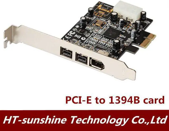 Main image of PCI-E to 1394B card DV video capture card 1394 capture card FireWire 800 interface free drive 1pcs