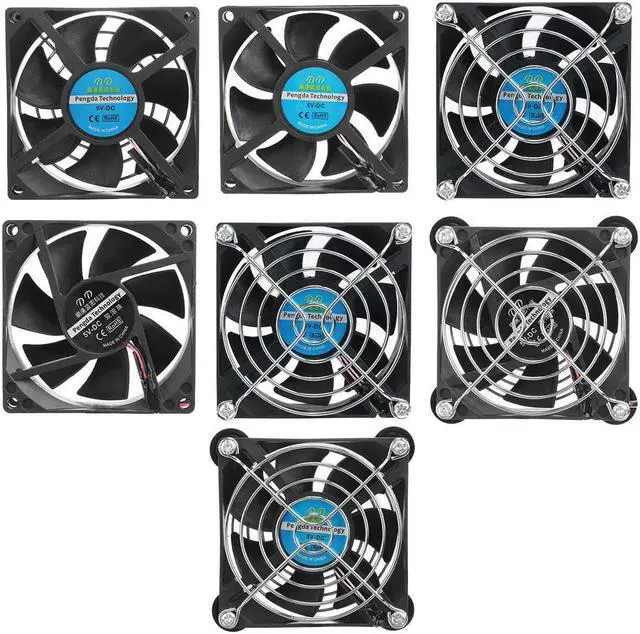 Main image of 80mm Router Cooling Fan Rack TV Box Wireless Router Cooling USB 5V Cat Radiator Rack Heatsink Cooler Cooling Fan