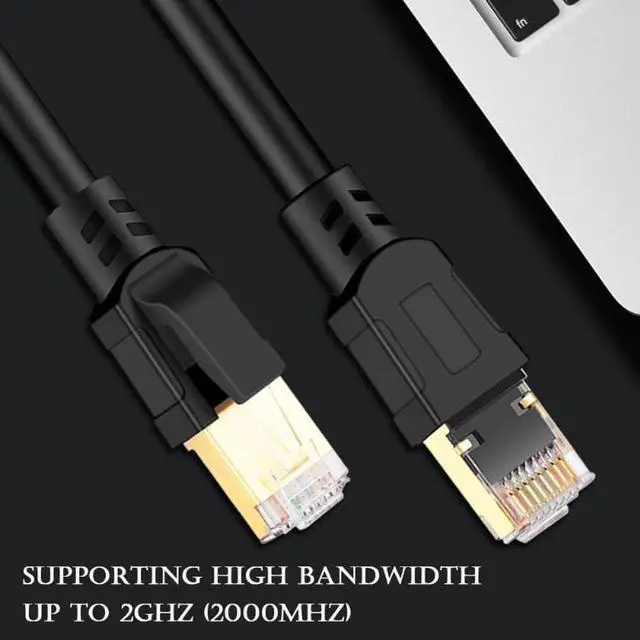 Alt view image 2 of 5 - Ethernet Network RJ45 Cable 12m/15m/20m/25m/30m For Router Laptop Switch Printer Smart TV