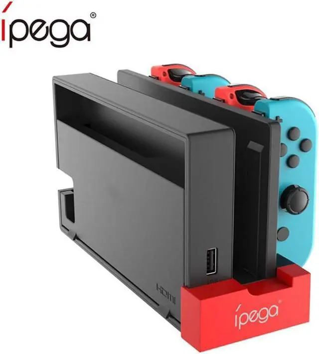 Alt view image 2 of 5 - 2020 Pg-9186 game controller loading station for joy con controllers with compact and portable indicators