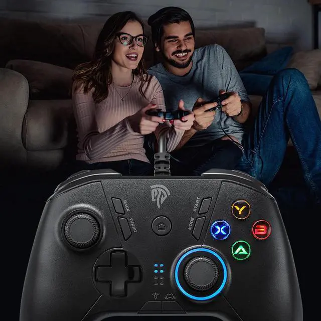 Alt view image 5 of 5 - SL-9111 Wired Joystick Gamepad For PC Android TV Box Vibration Game Controller For PC Computer Win10 Android TV Box