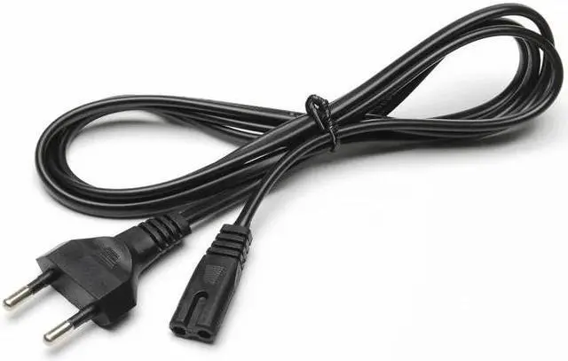 Alt view image 4 of 5 - 1.5M 2 Pin Prong US EU to C7 Extension Cable Power Supply Cord America European Figure 8 Power Cable For PS4 Laptop Lighting