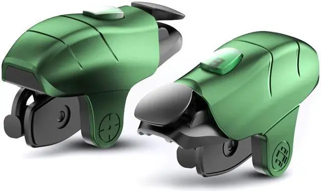 Main image of Game Controller Gamepad L1R1 Trigger Aim Button Shooter Joystick for PUBG Up to 30 Clicks Per Second Green