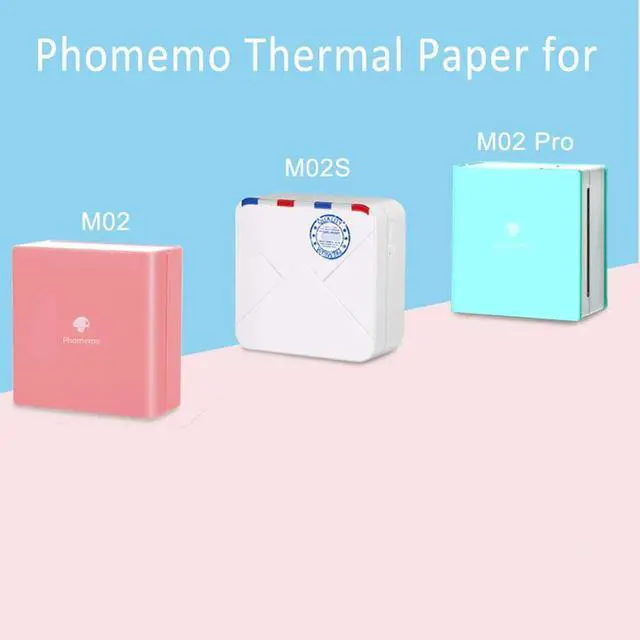 Alt view image 3 of 5 - Thermal Stickers Photo Paper for M02/M02S/M02Pro Printer Self-Adhesive Label Sticker Photo Paper for iphone