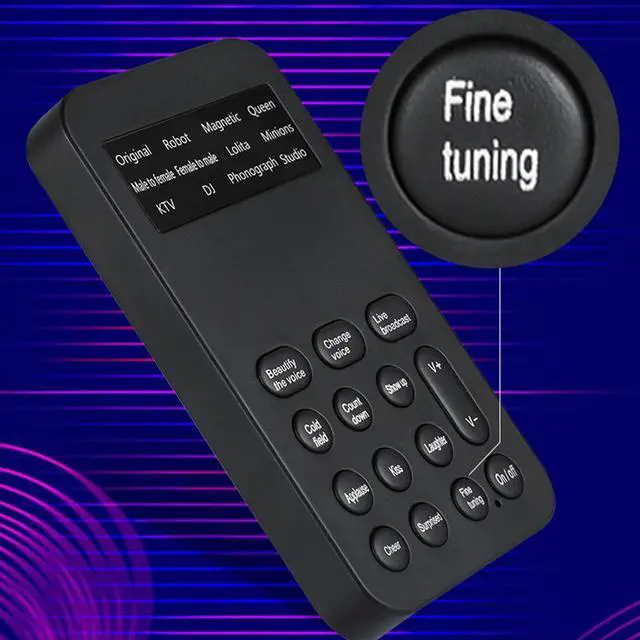 Alt view image 5 of 5 - Sale Professional Mini  Voice Changer  Universal Sound Card For Mobile Computer Voice Recording Game