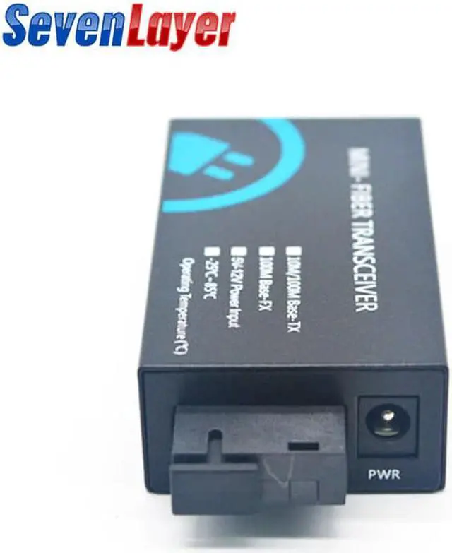 Alt view image 4 of 5 - Converter 2 RJ45 1 SC 10/100M Fast Ethernet Switch Converter 20KM Ethernet mini Fiber Optical Single Mode fiber Port