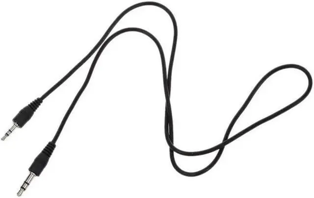 Alt view image 3 of 5 - 2.5mm Male to 3.5mm Male black o Adapter Cable  55cm