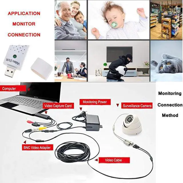 Alt view image 4 of 5 - USB Video Capture Device USB 2.0 Easy to Cap Video TV DVD VHS DVR Capture Adapter Easier Cap support Win10 Newest