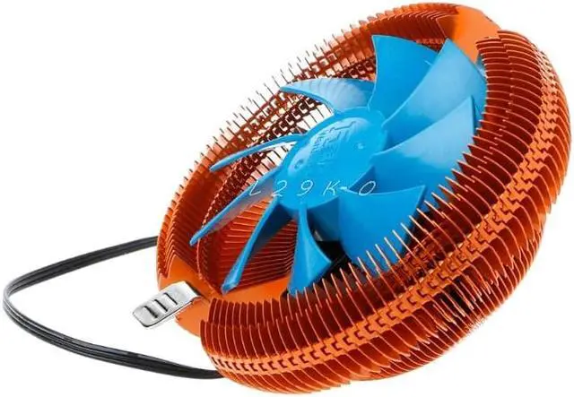 Alt view image 3 of 5 - Cooler Fan Temperature Control Mute Copper PC CPU Cooler Cooling Fan For  754  775