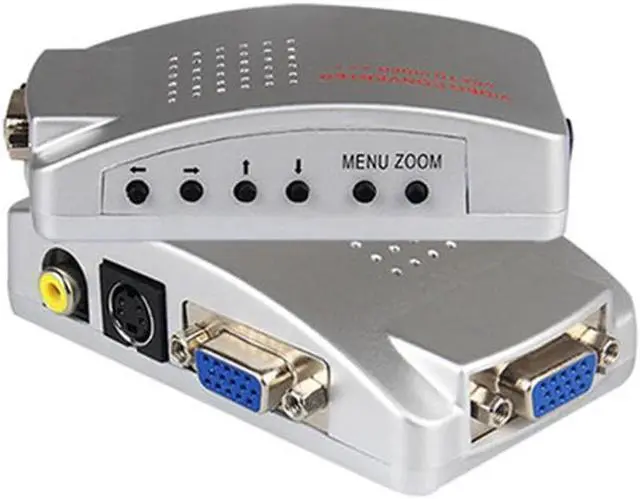 Main image of Converter Box VGA to TV AV RCA Signal Adapter Converter Video Switch Box Composite Supports NTSC PAL for Computer