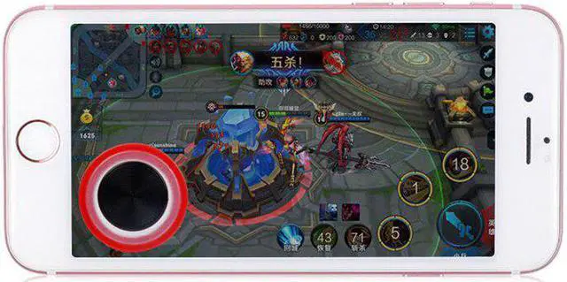 Alt view image 4 of 5 - For PUBG Mobile Phone Game Joystick Mini Anti-slip Smartphone Game Pad Controller Gaming Trigger for IOS Android PC TXTB1