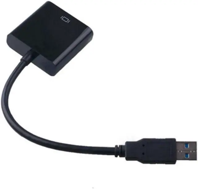 Alt view image 2 of 5 - 3.0 to VGA Multi-display Adapter Converter External Video Graphic Card Player Bundle 1 Polybag Coaxial Cables Combination