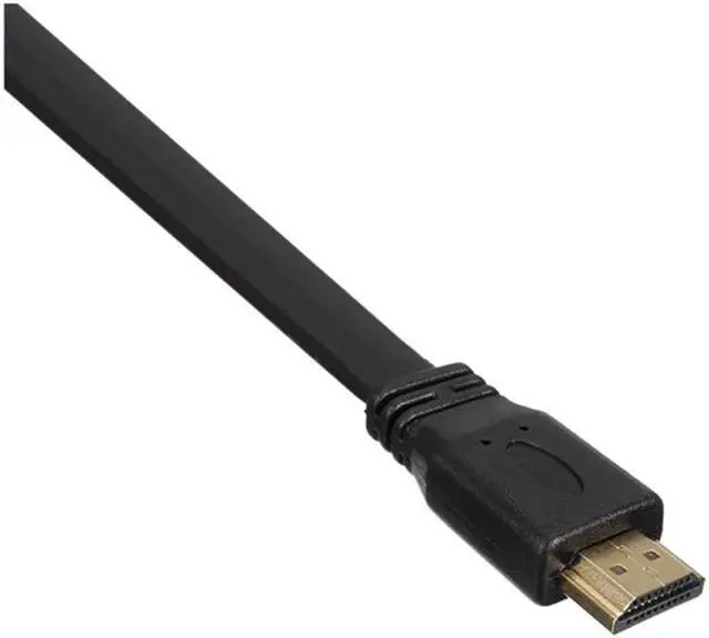 Alt view image 3 of 4 - HDMI Male to Male Plug Flat Cable Cord Full HD for o Video HDTV TV PS3
