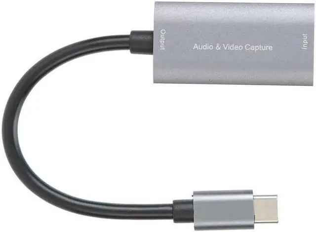 Alt view image 4 of 5 - tuner card for laptop Video Capture Card TYPE-C HDMI to USB-C 4K 1080P Game Live Silver Gray  Drive Z29A memory card