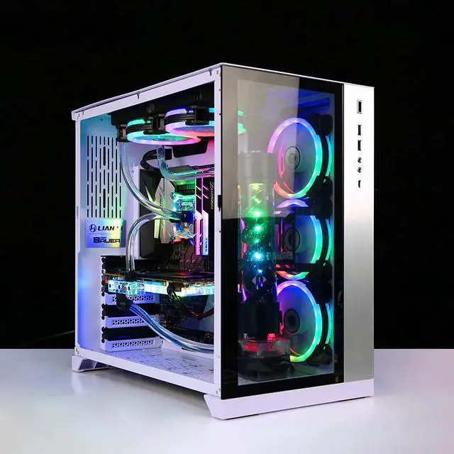 Alt view image 2 of 5 - Soft Tube Suit Water Cooling Kits 240mm Copper Radiator use for CPU and GPU Block Blue Red Fitting Flexible Tube Pump Set