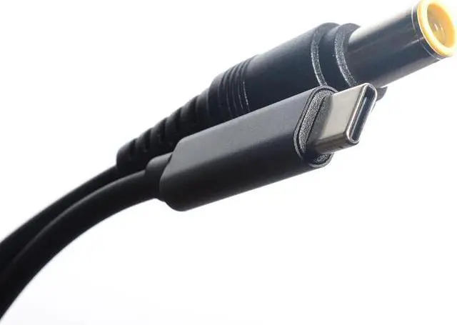 Alt view image 2 of 5 - C USB C to 7.9*5.5mm Plug Converter Dc Power PD Adapter Charging Cable for Lenovo Thinkpad X60 T60 T61 X200 X201 X220 X230