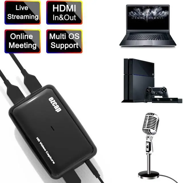 Alt view image 3 of 4 - 301 UVC USB3.0 Game capture live,allows you capture and streaming video up to 1080p60 supports thirdparty capture and soft