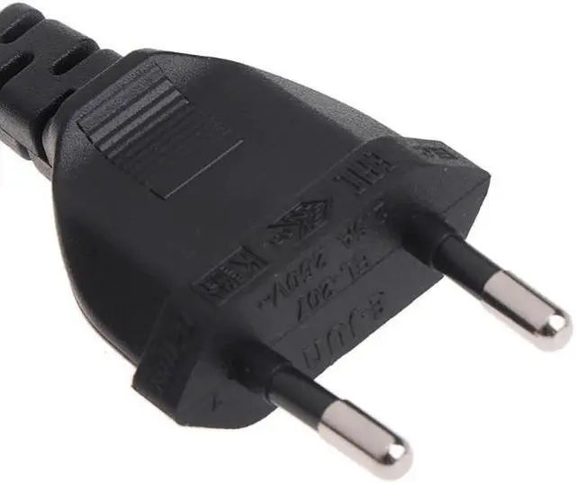 Alt view image 5 of 5 - Cable Lead for TV Printers Cameras PS4 PS3 1m/2m/3m/5m EU 2-prong to Figure 8 C7 Right Angled EU Euro AC Power