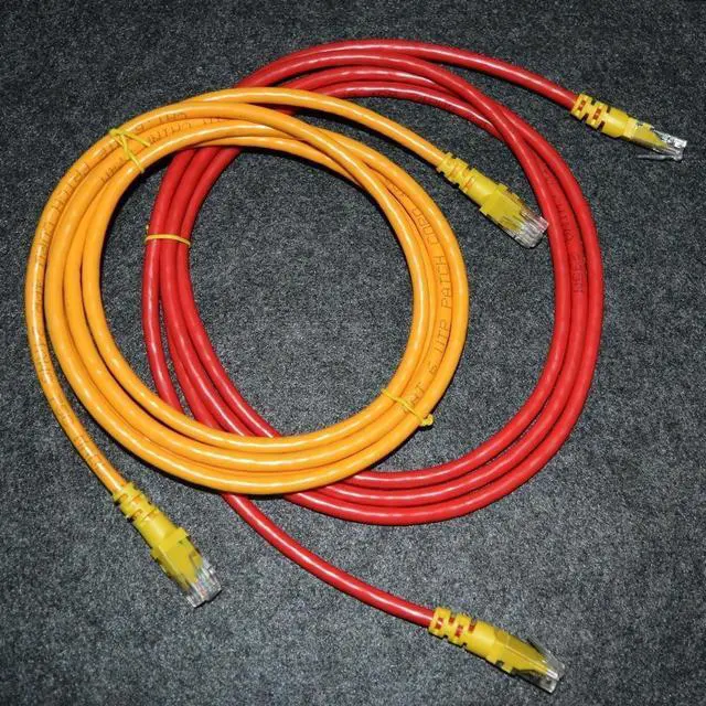 Alt view image 5 of 5 - 1m 1.5m  2m  UTP CAT6 cable RJ45 network Patch cords copper wires LAN line For Gigabit Ethernet Switch Router PC Computer