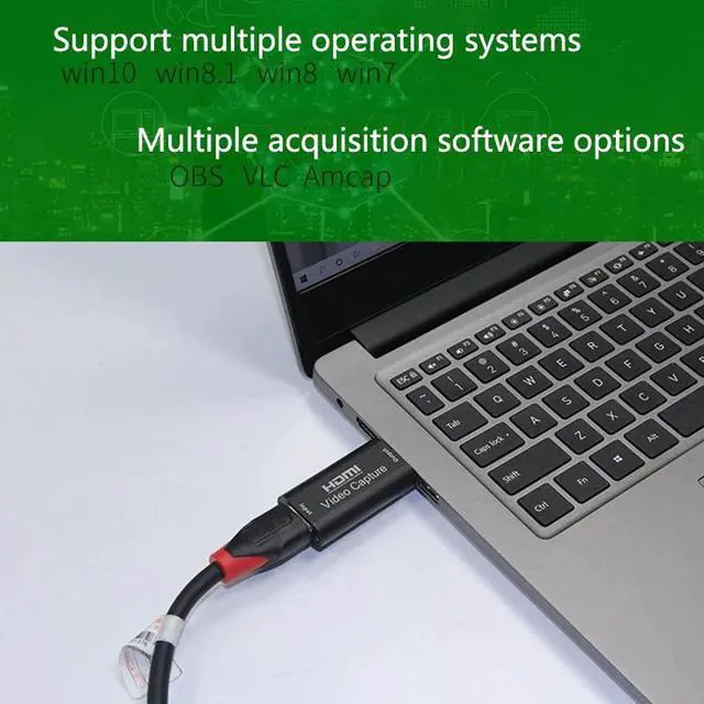 Alt view image 3 of 5 - HDMI Video Capture Card Usb 3 4K HDMI Input Game Recording Box for Computer Youtube OBS Live Streaming Broadcast