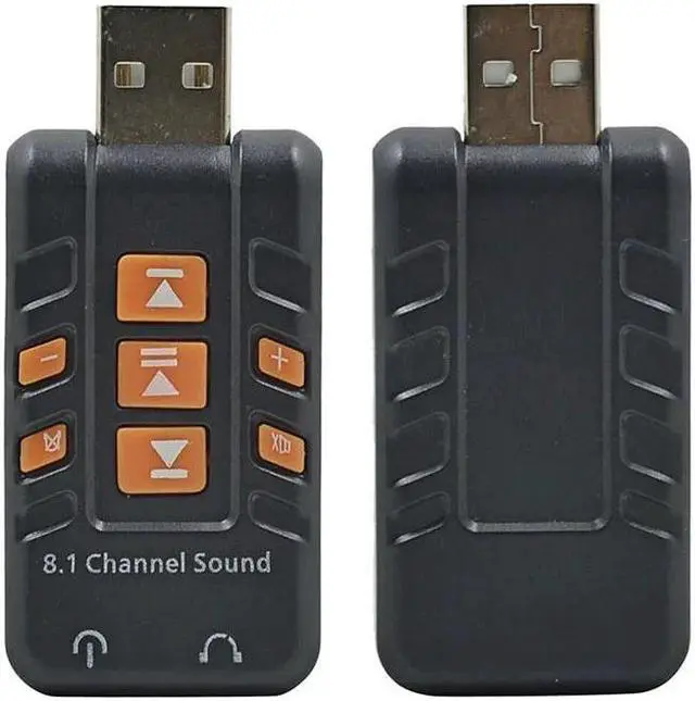 Alt view image 3 of 5 - Sound Card 8.1 Channel Virtual Audio Adapter AmplifierShell White Black Sound Cards for PC Computer