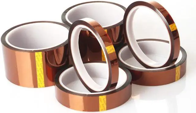 Alt view image 4 of 5 - Temperature Heat-resistant Insulating Tape 3D Printing Board Circuit Board Battery Tape Thermal InsulationTapePolyimideTape