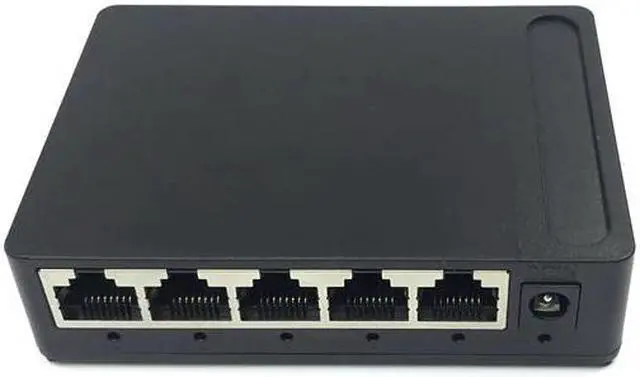 Alt view image 3 of 5 - factory Outlet Brand 5 Port Gigabit Ethernet Switch cheapest network switches 10/100/1000mbps US EU plug switch lan combo