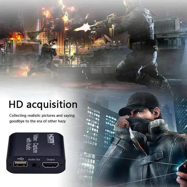 Main image of to USB 1080P Video Capture Card with Mic Input + Audio Output 3.5mm Household TV Easy Enjoying Ornaments for PS4