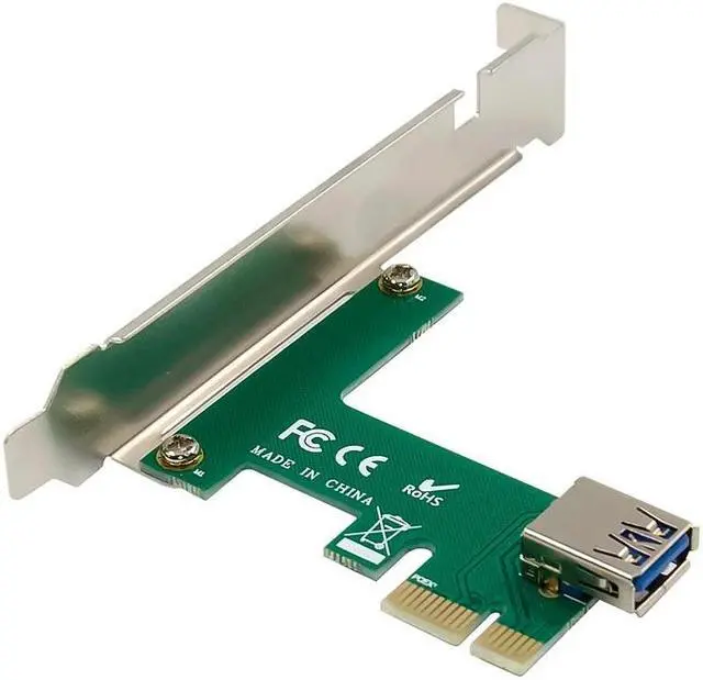 Alt view image 5 of 5 - to PCI Adapter Card PCIe to Pci Slot Expansion Card with 4 Pin SATA Power Cable Connector for PC