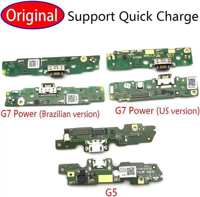 Alt view image 2 of 2 - USB Charger Dock Connector Charging Port phone Flex Cable For Moto G5 G6 Play G7 Power E6 Play Replacement Parts