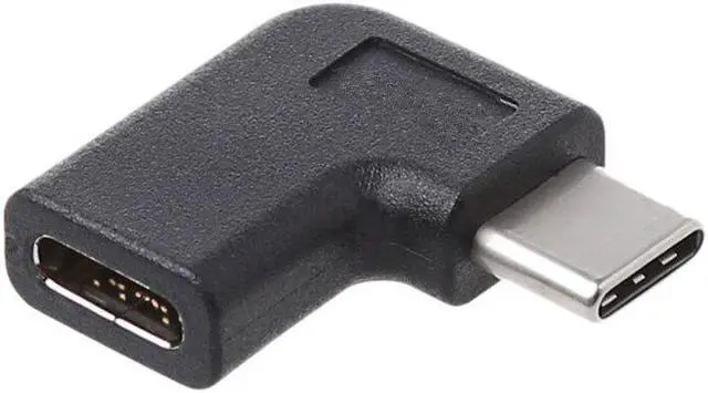Main image of 90 Degree Right Angle USB 3.1 Type C Male To Female USB-C Converter Adapter