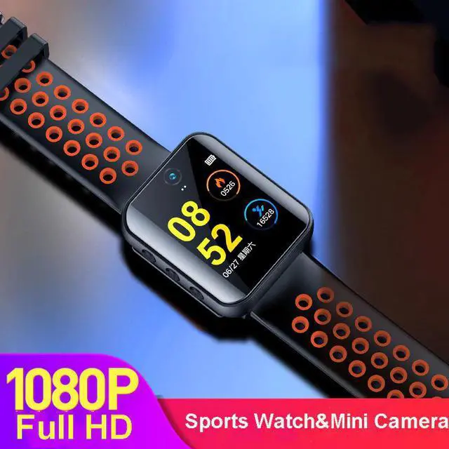 Alt view image 5 of 5 - Wrist Watch Mini Camera HD 1080P Blue Tooth Audio Recording Sports Pedometer Video Cam Support 128GB TF Card