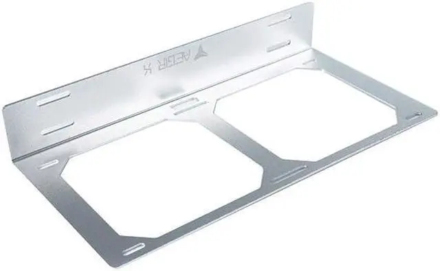 Alt view image 3 of 5 - Radiator Holder 120MM 240MM 360MM Radiator Mount Bracket, Computer Case Accessory Gadget Silver,Black